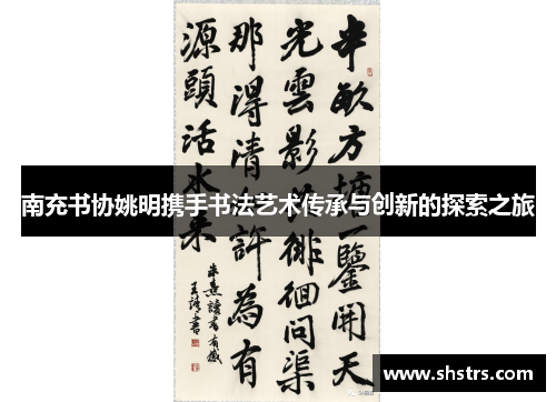 南充书协姚明携手书法艺术传承与创新的探索之旅